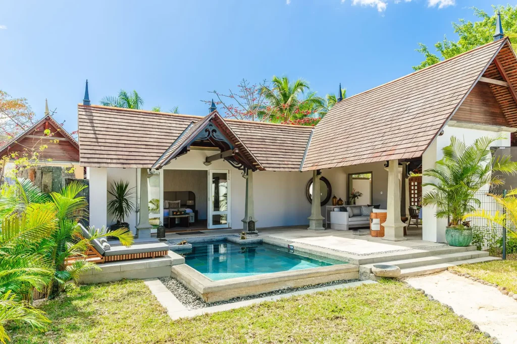 فيلا جناح فاخر على شاطئ البحر مع مسبح